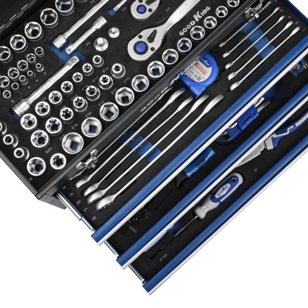 ქანჩის გასახსნელი ნაკრები 408pc blue 72t - Image 6