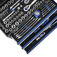 ქანჩის გასახსნელი ნაკრები 408pc blue 72t - Thumbnail 6