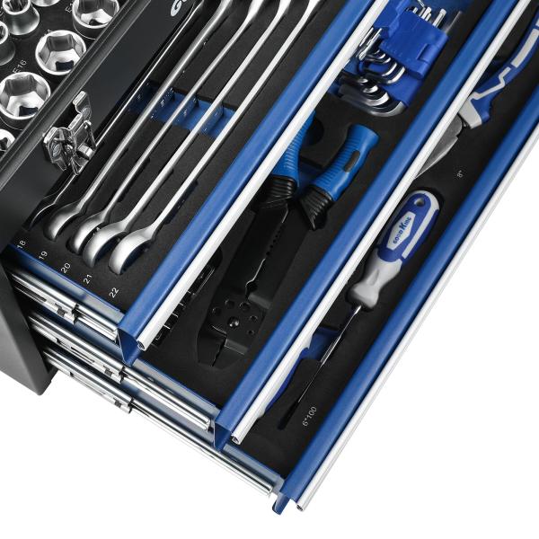 ქანჩის გასახსნელი ნაკრები 408pc blue 72t - Image 7