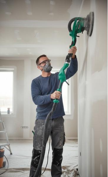 კედლის სახეხი ხელსაწყო 1050ვტ Baumann  - Image 2