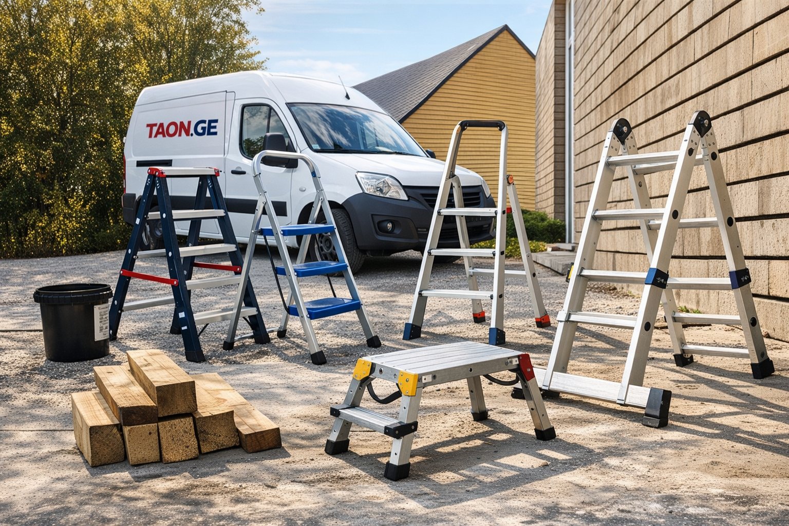 კიბეები - როგორ ავირჩიოთ სწორი კიბე სახლისა და სამშენებლო სამუშაოებისთვის