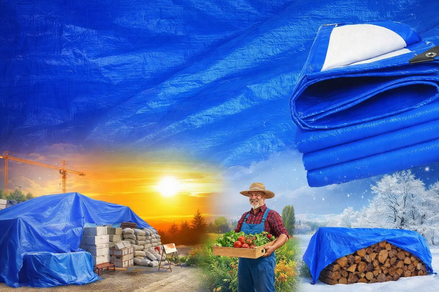 წყალგაუმტარი ტენტები და ბრეზენტები - იდეალური გადაწყვეტა სამშენებლო და სამეურნეო სამუშაოებისთვის