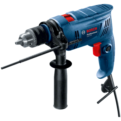 BOSCH ელექტრო დრელი ჩაქუჩით 570W Percussion Drill GSB 570